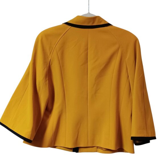 Nine West Mustard Yellow Jacket Size 12 - Picture 2 of 9